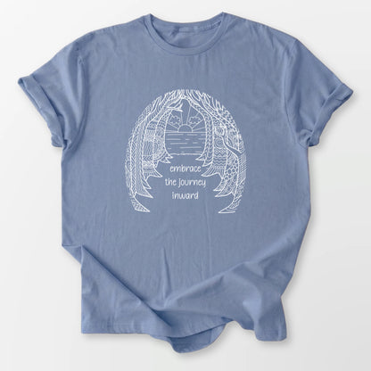The Journey Inward Tee Stone Blue T-Shirt