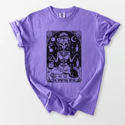 The Spiritual Tarot Comfort Tee Violet T-Shirt