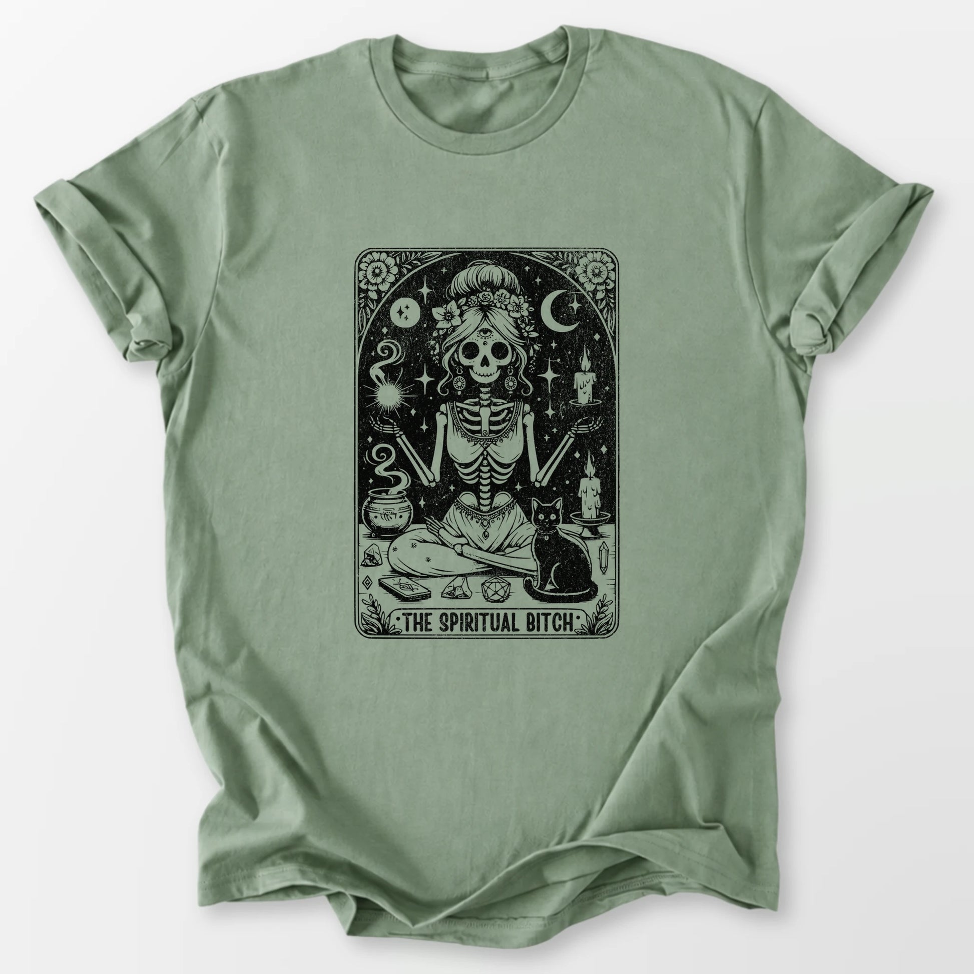 The Spiritual Tarot Tee Sage T-Shirt