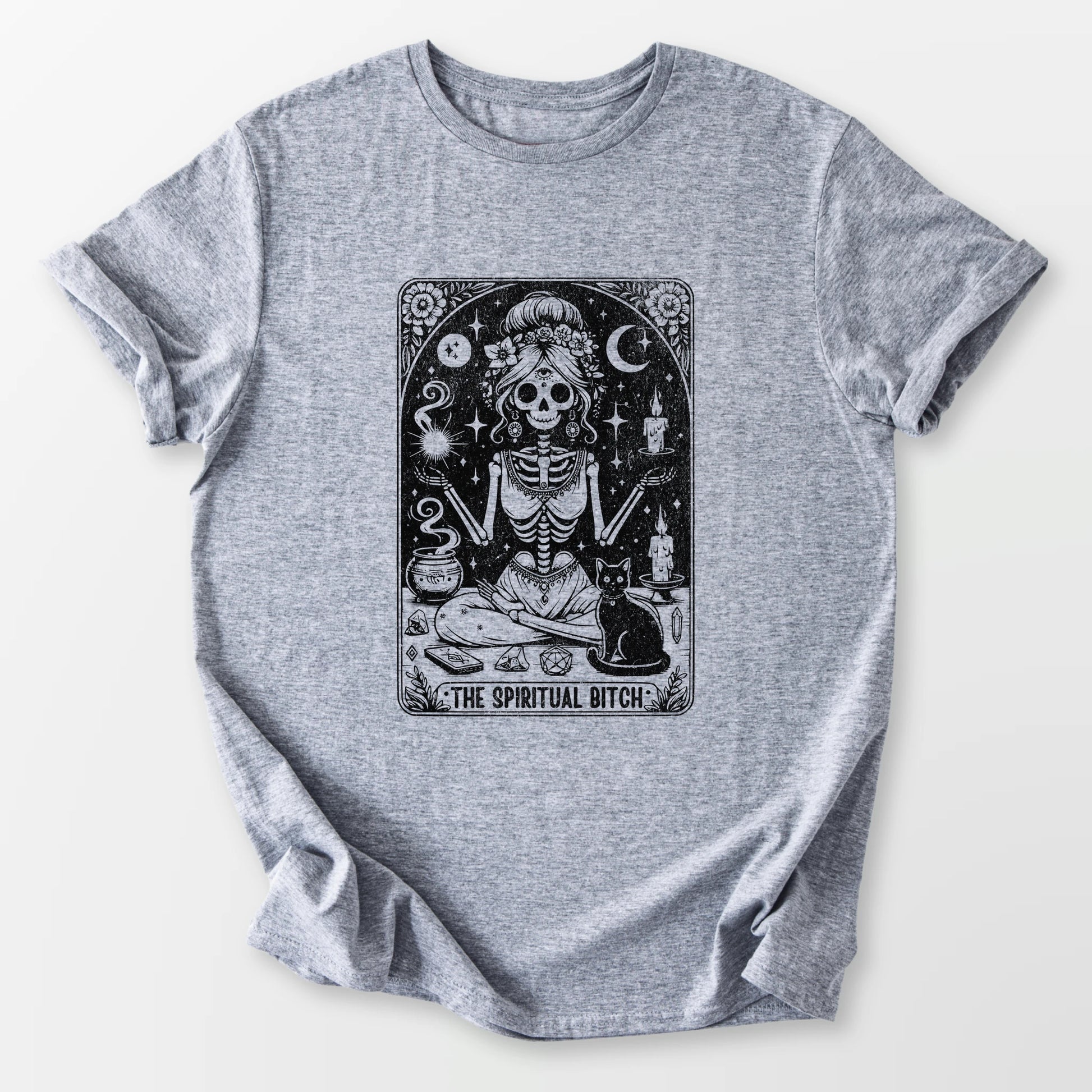 The Spiritual Tarot Tee Sport Grey T-Shirt