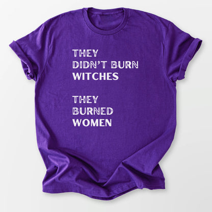 They Burned Women Tee Purple T-Shirt