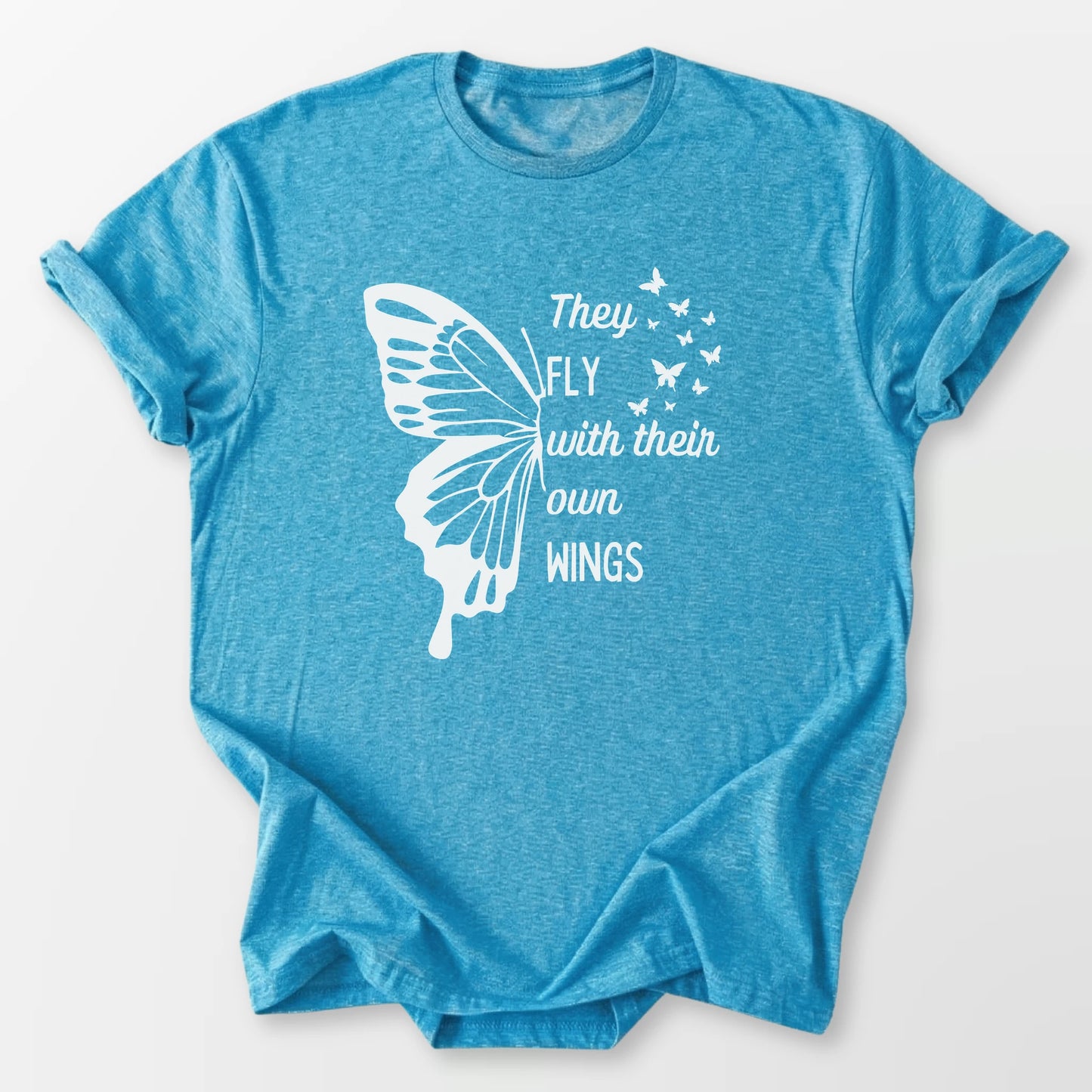 They Fly Tee Heather Sapphire T-Shirt