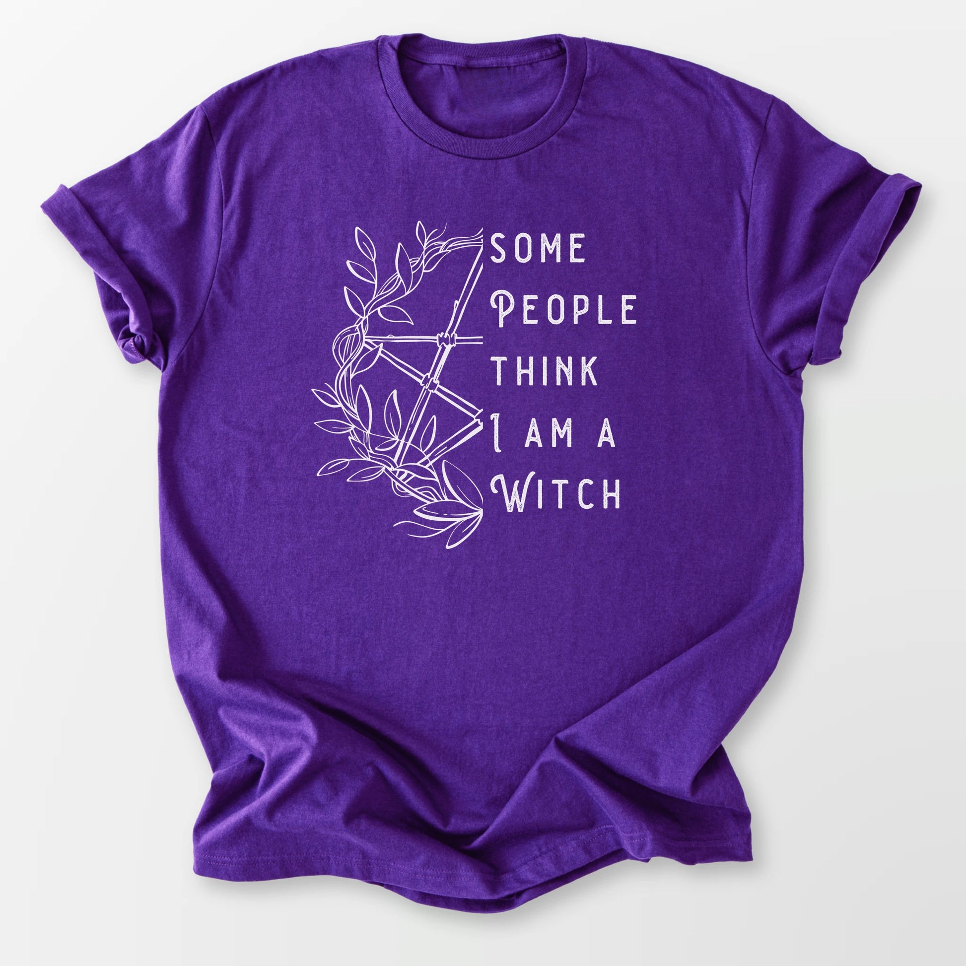 Think I'm a Witch Tee Purple T-Shirt
