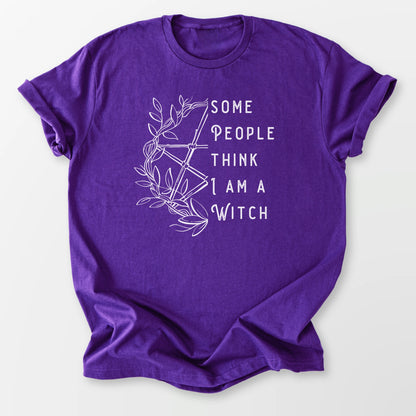 Think I'm a Witch Tee Purple T-Shirt
