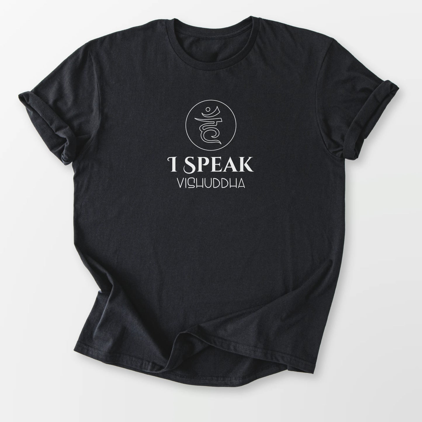 Throat Chakra Tee Black T-Shirt