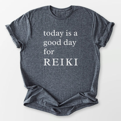 Today is for Reiki Tee Dark Heather Grey T-Shirt