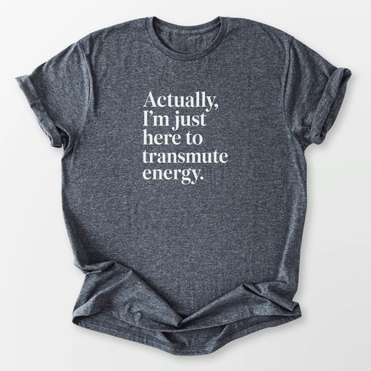 Transmute Energy Tee Dark Heather Grey T-Shirt