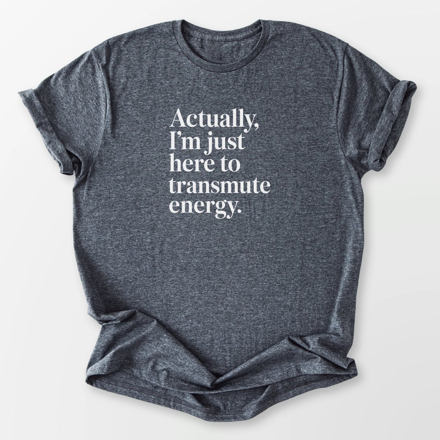 Transmute Energy Tee Dark Heather Grey T-Shirt