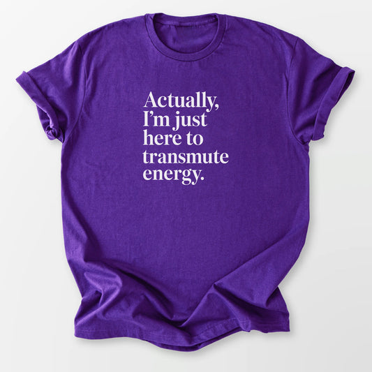 Transmute Energy Tee Purple T-Shirt