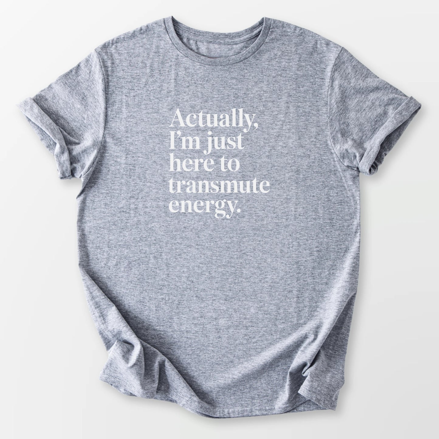 Transmute Energy Tee Sport Grey T-Shirt
