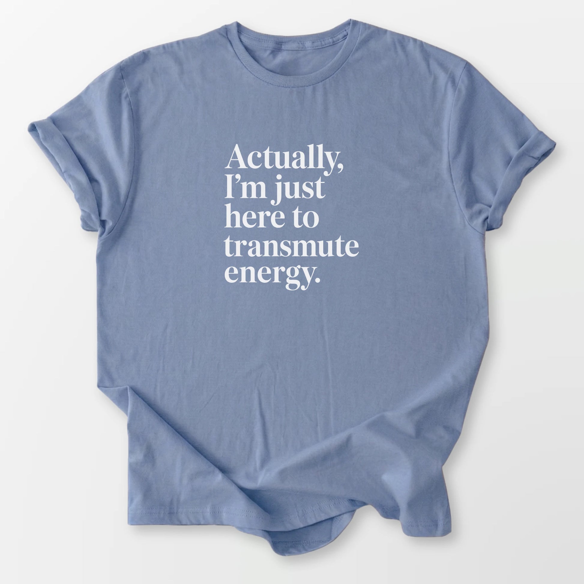 Transmute Energy Tee Stone Blue T-Shirt