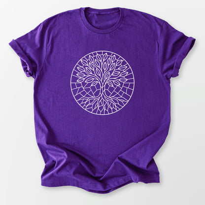 Tree of Life Tee Purple T-Shirt