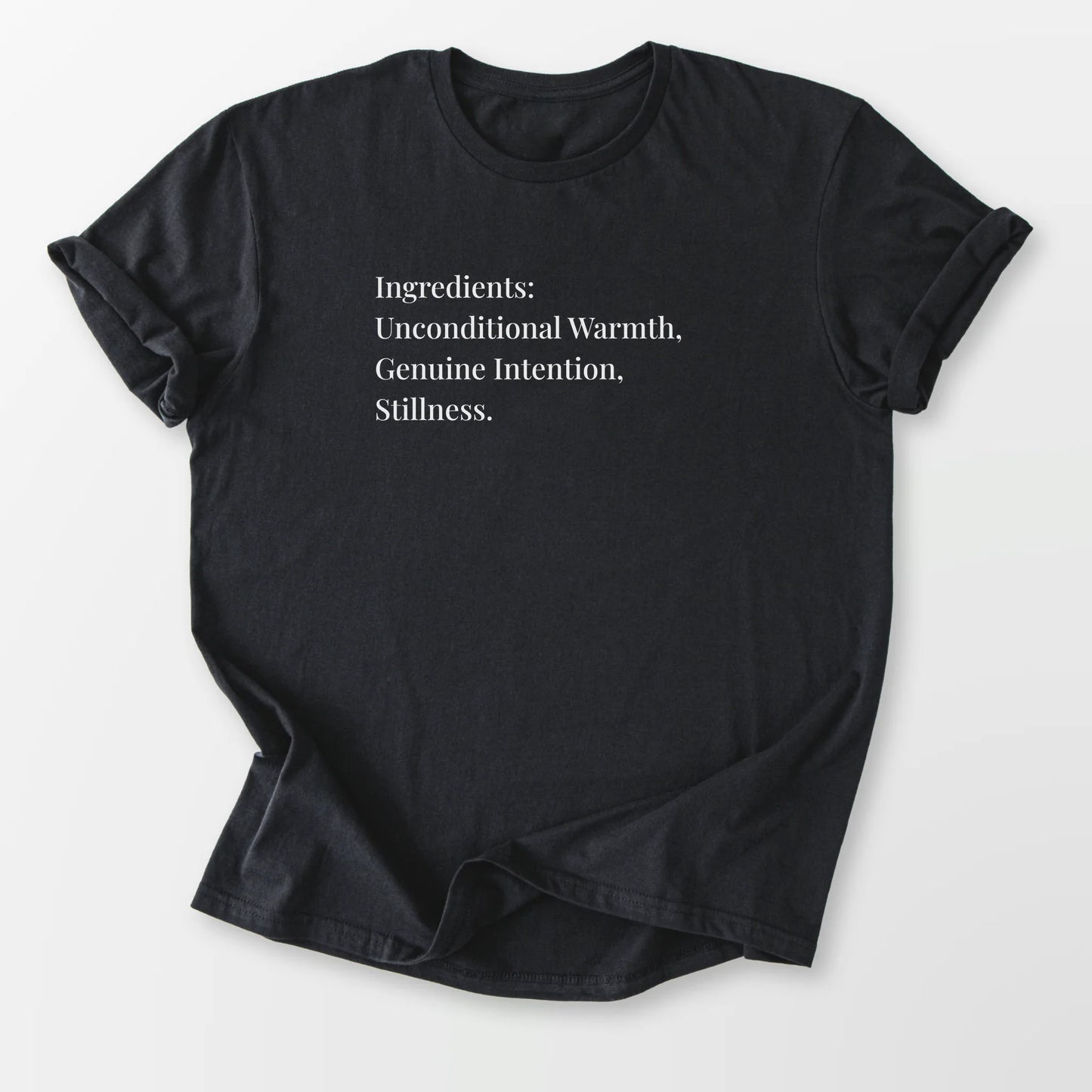 Unconditional Warmth Tee Black T-Shirt