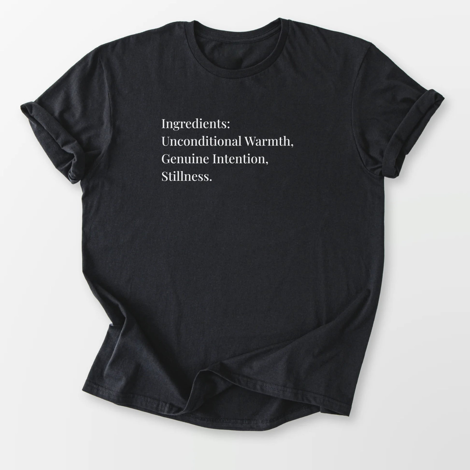 Unconditional Warmth Tee Black T-Shirt
