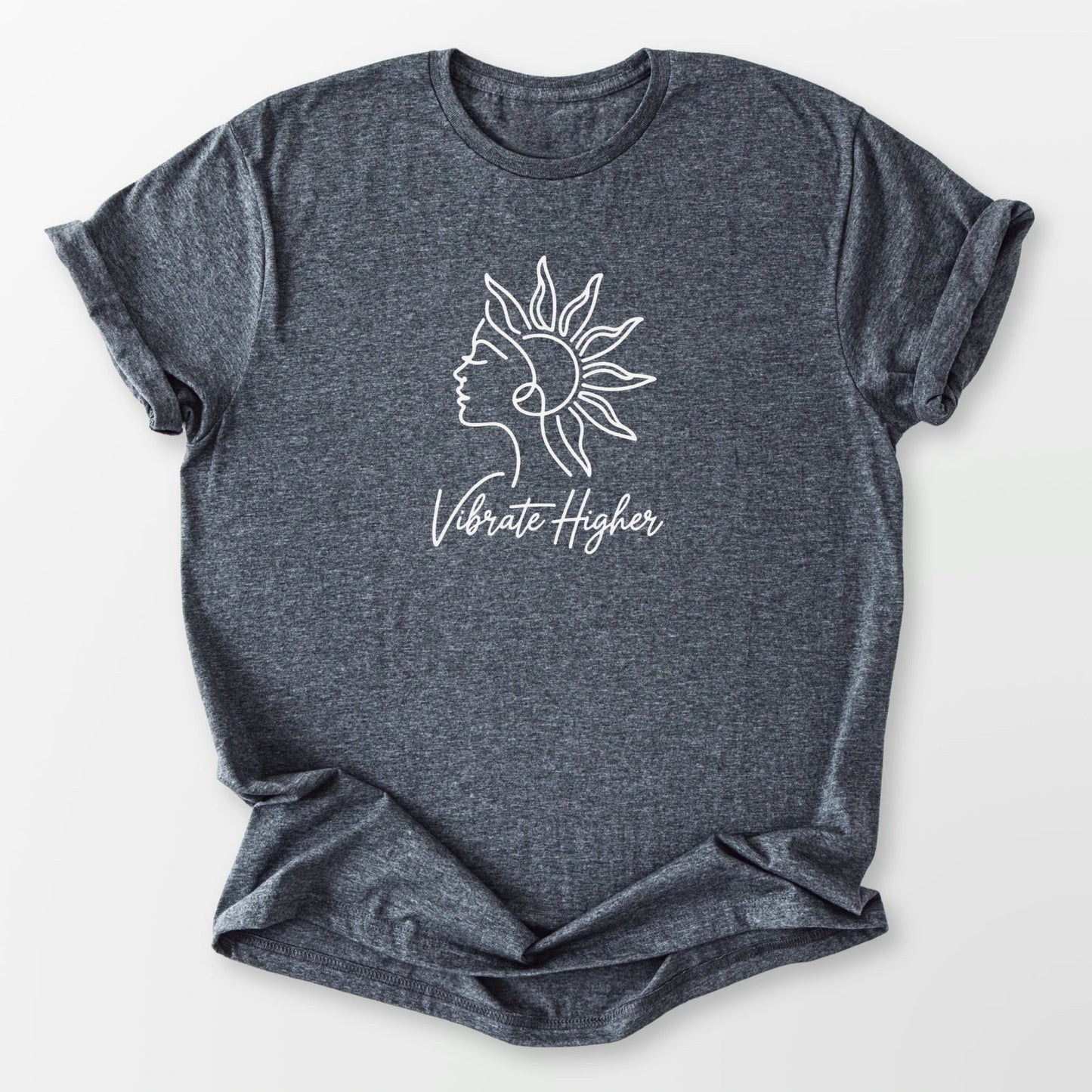 Vibrate Higher Tee Dark Heather Grey T-Shirt