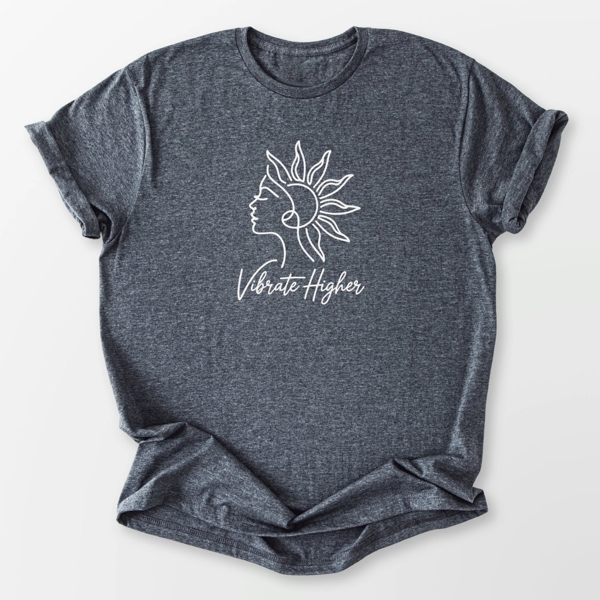 Vibrate Higher Tee Dark Heather Grey T-Shirt