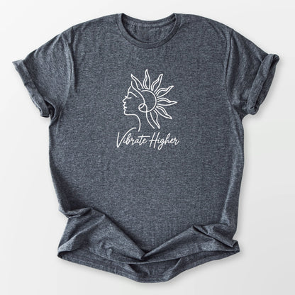 Vibrate Higher Tee Dark Heather Grey T-Shirt