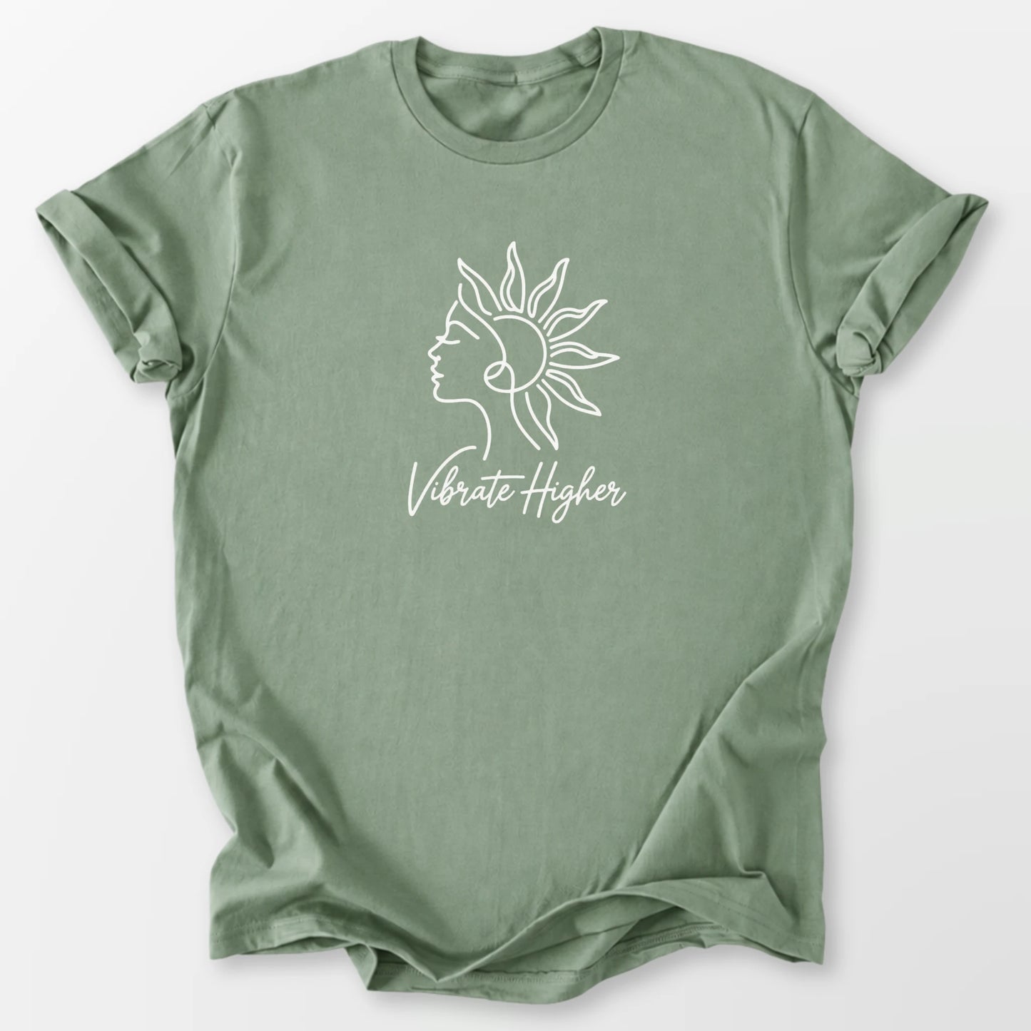 Vibrate Higher Tee Sage T-Shirt