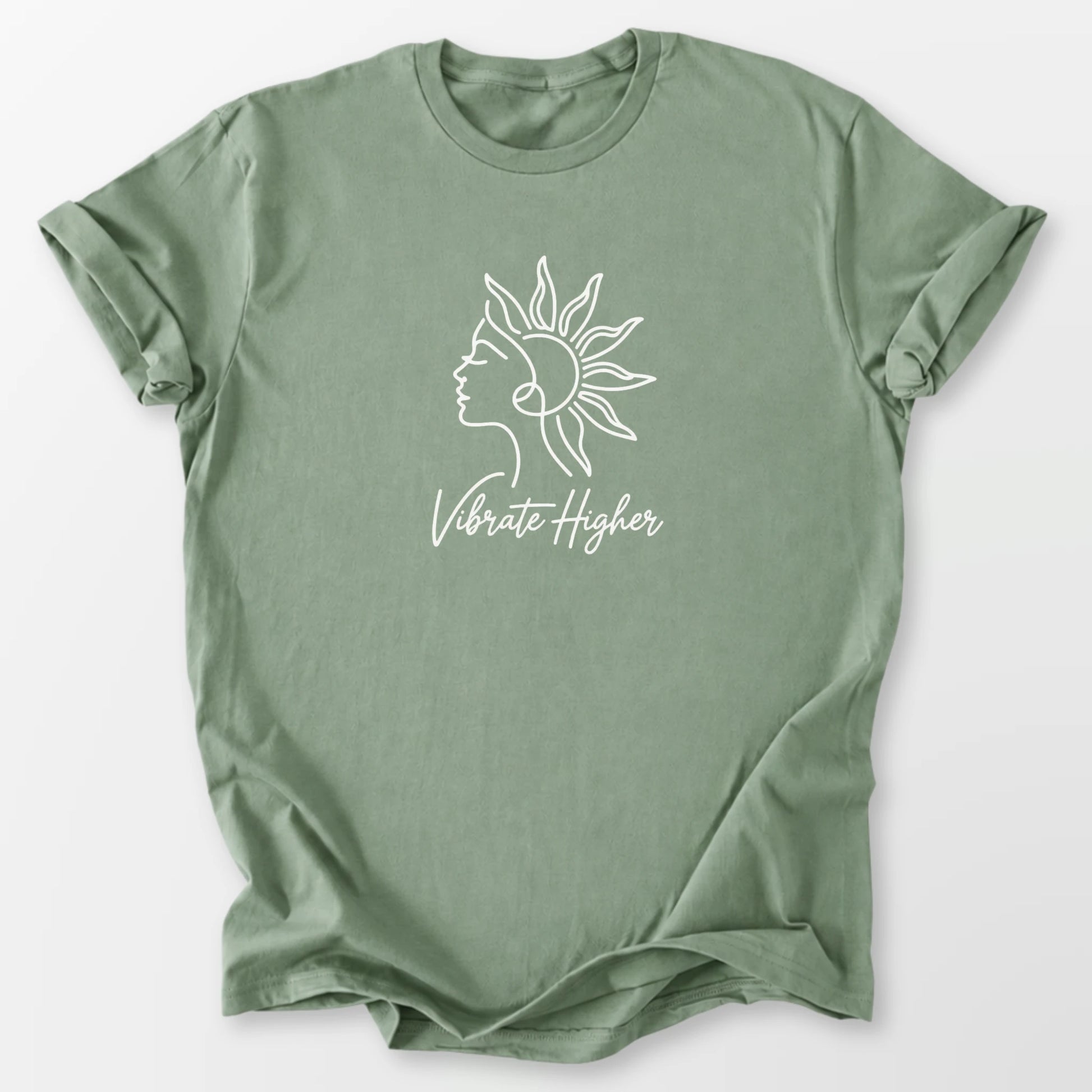 Vibrate Higher Tee Sage T-Shirt