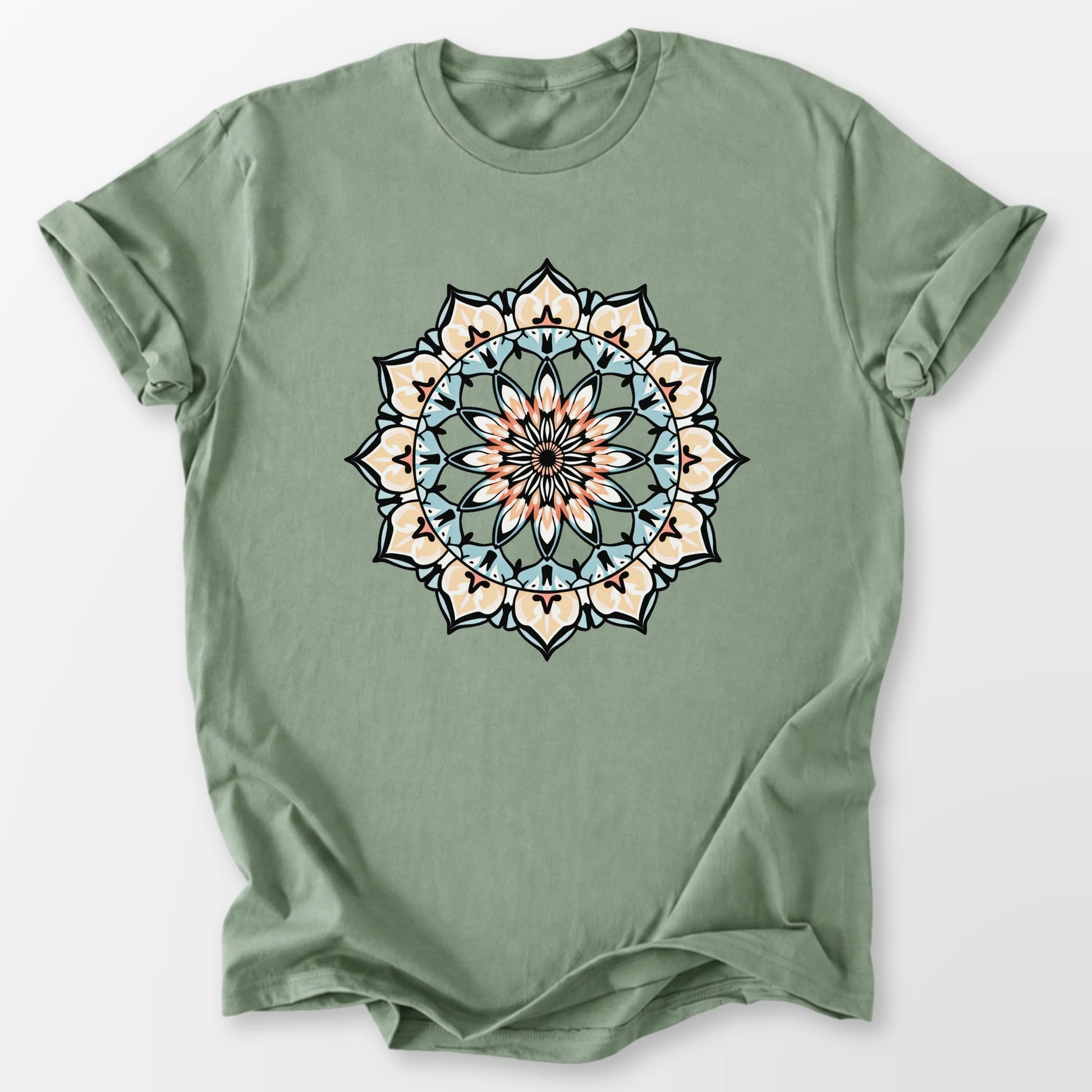Vintage Fade Mandala Tee Sage T-Shirt