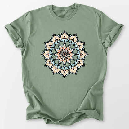 Vintage Fade Mandala Tee Sage T-Shirt
