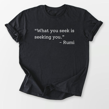 What You Seek Tee Black T-Shirt