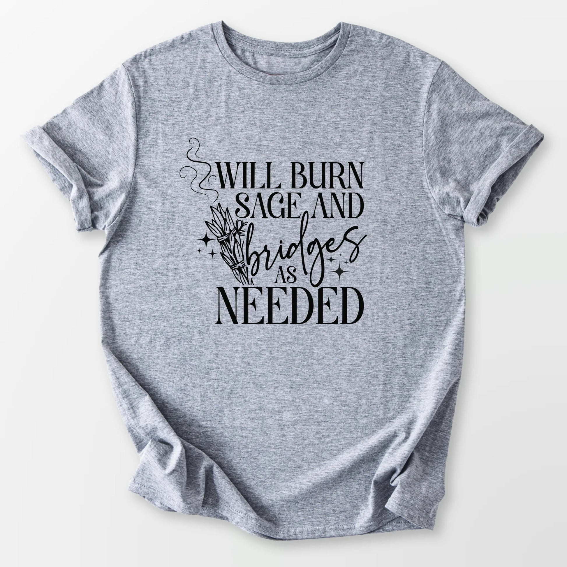 Will Burn Sage Tee Sport Grey T-Shirt