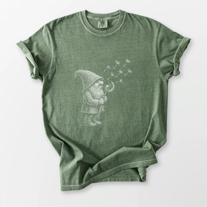 Wishing Gnome Comfort Tee Moss T-Shirt