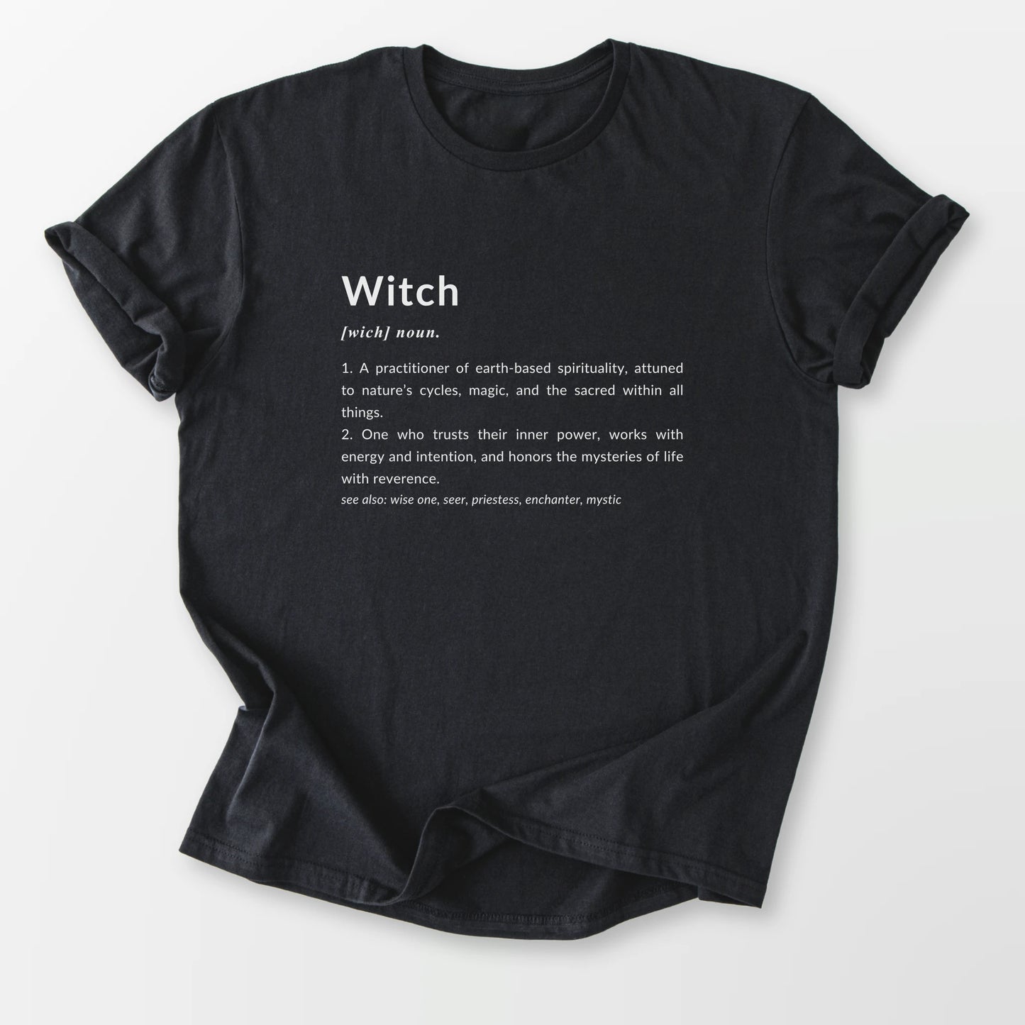 Witch Definition Tee Black T-Shirt
