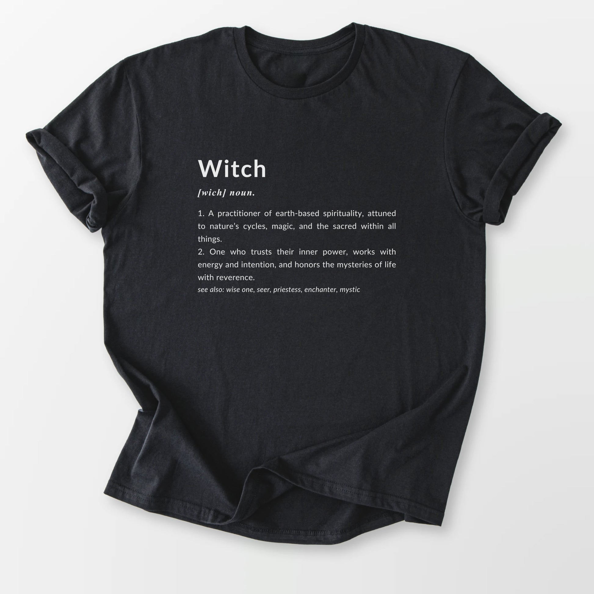 Witch Definition Tee Black T-Shirt