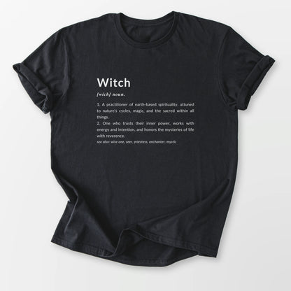Witch Definition Tee Black T-Shirt