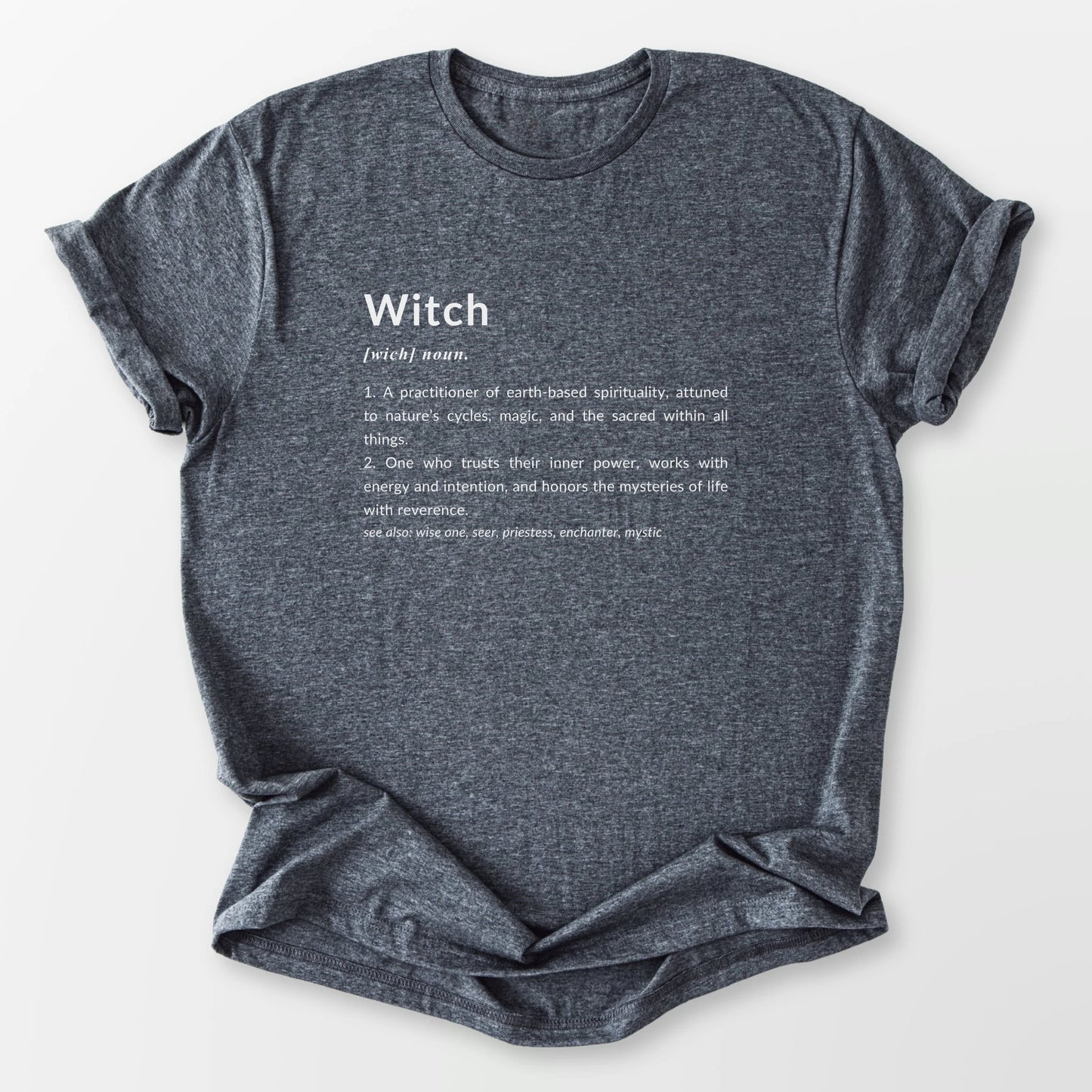 Witch Definition Tee Dark Heather Grey T-Shirt