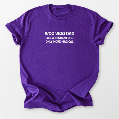 Woo Woo Dad Tee Purple T-Shirt