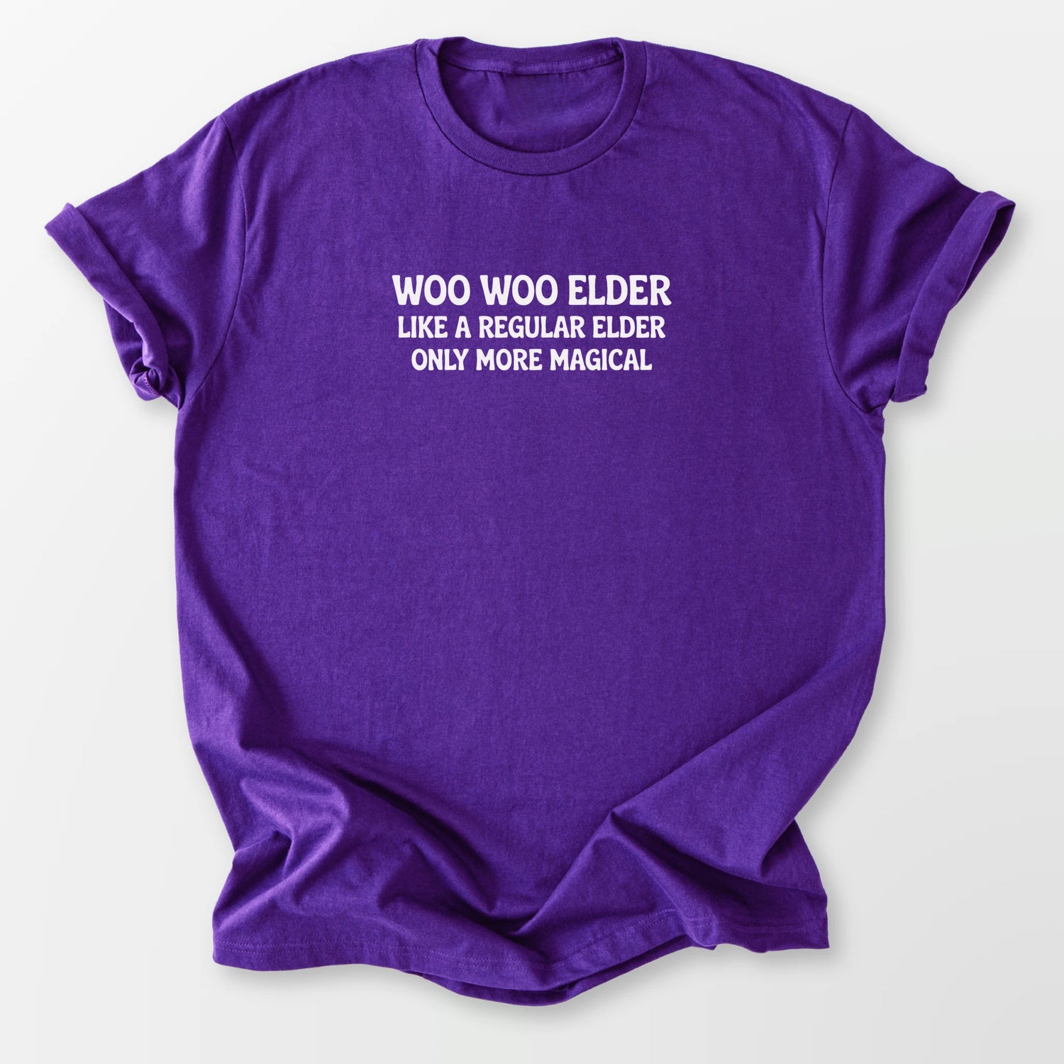 Woo Woo Elder Tee Purple T-Shirt