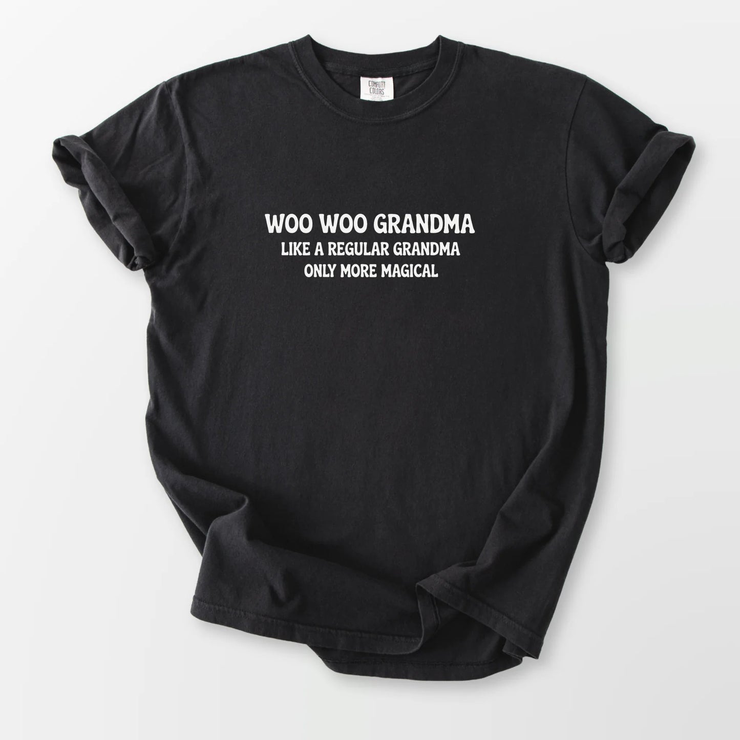 Woo Woo Grandma Comfort Tee Black T-Shirt