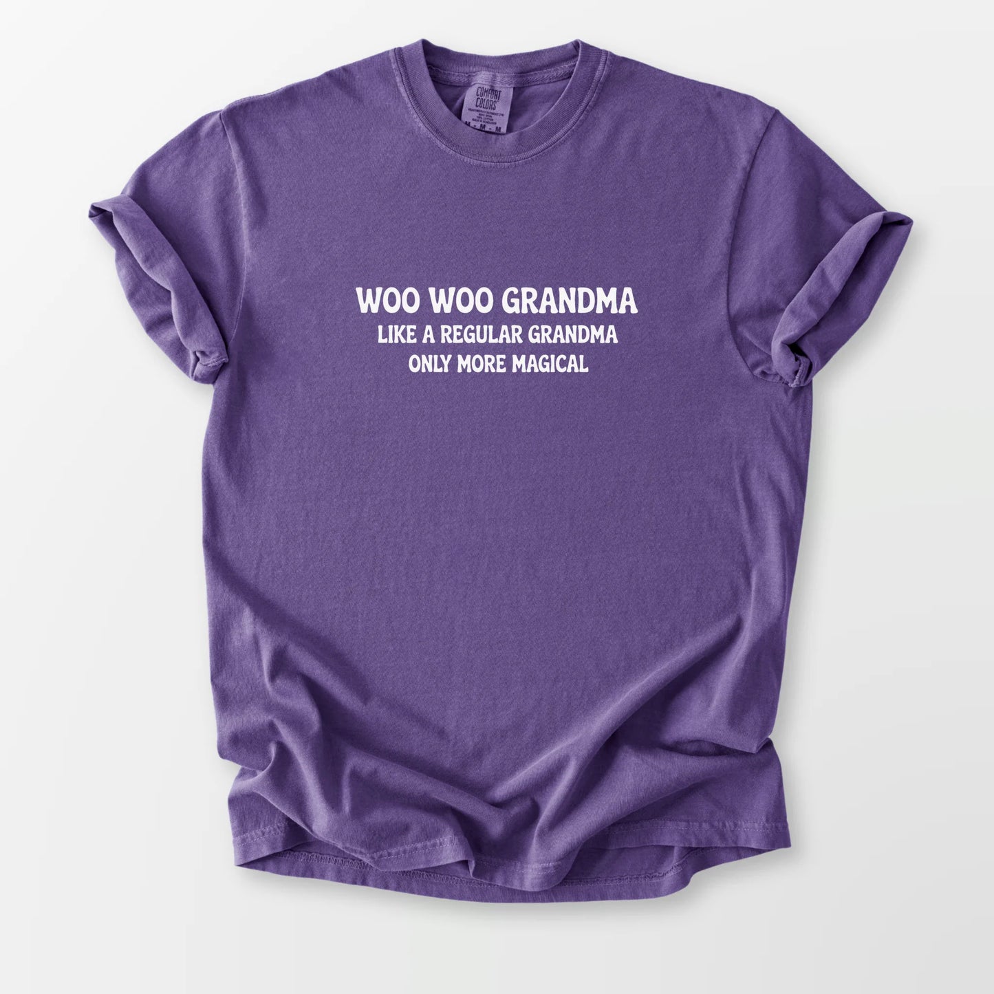 Woo Woo Grandma Comfort Tee Grape T-Shirt