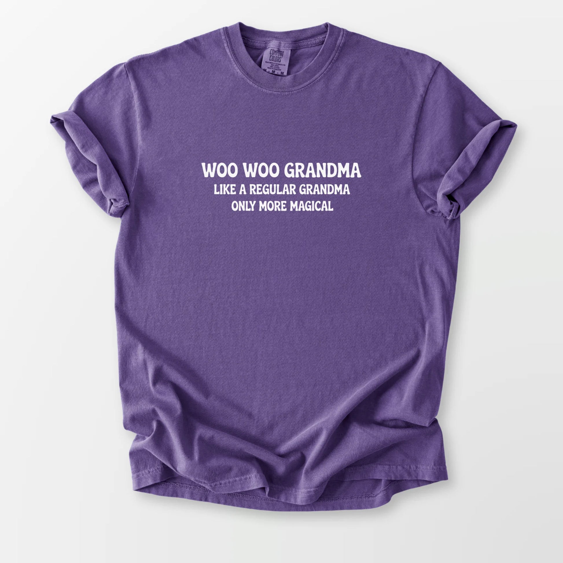 Woo Woo Grandma Comfort Tee Grape T-Shirt