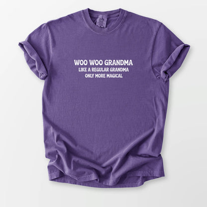 Woo Woo Grandma Comfort Tee Grape T-Shirt