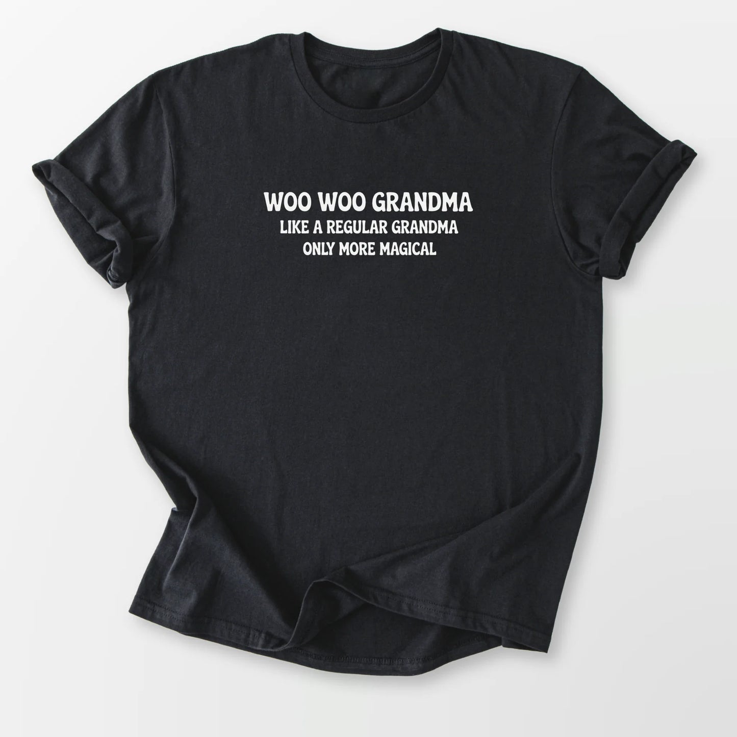 Woo Woo Grandma Tee Black T-Shirt