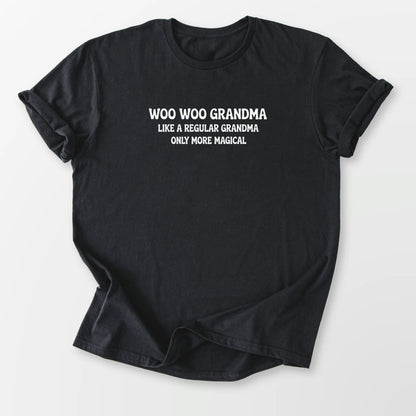 Woo Woo Grandma Tee Black T-Shirt