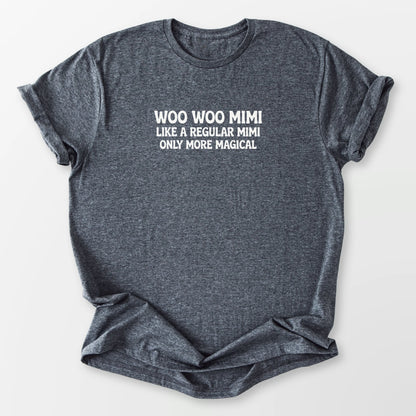 Woo Woo Mimi Tee Dark Heather Grey T-Shirt