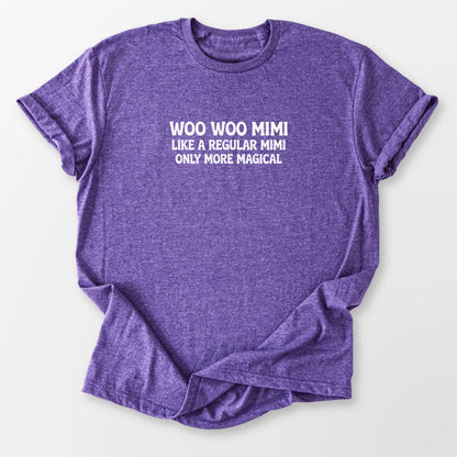 Woo Woo Mimi Tee Heather Purple T-Shirt