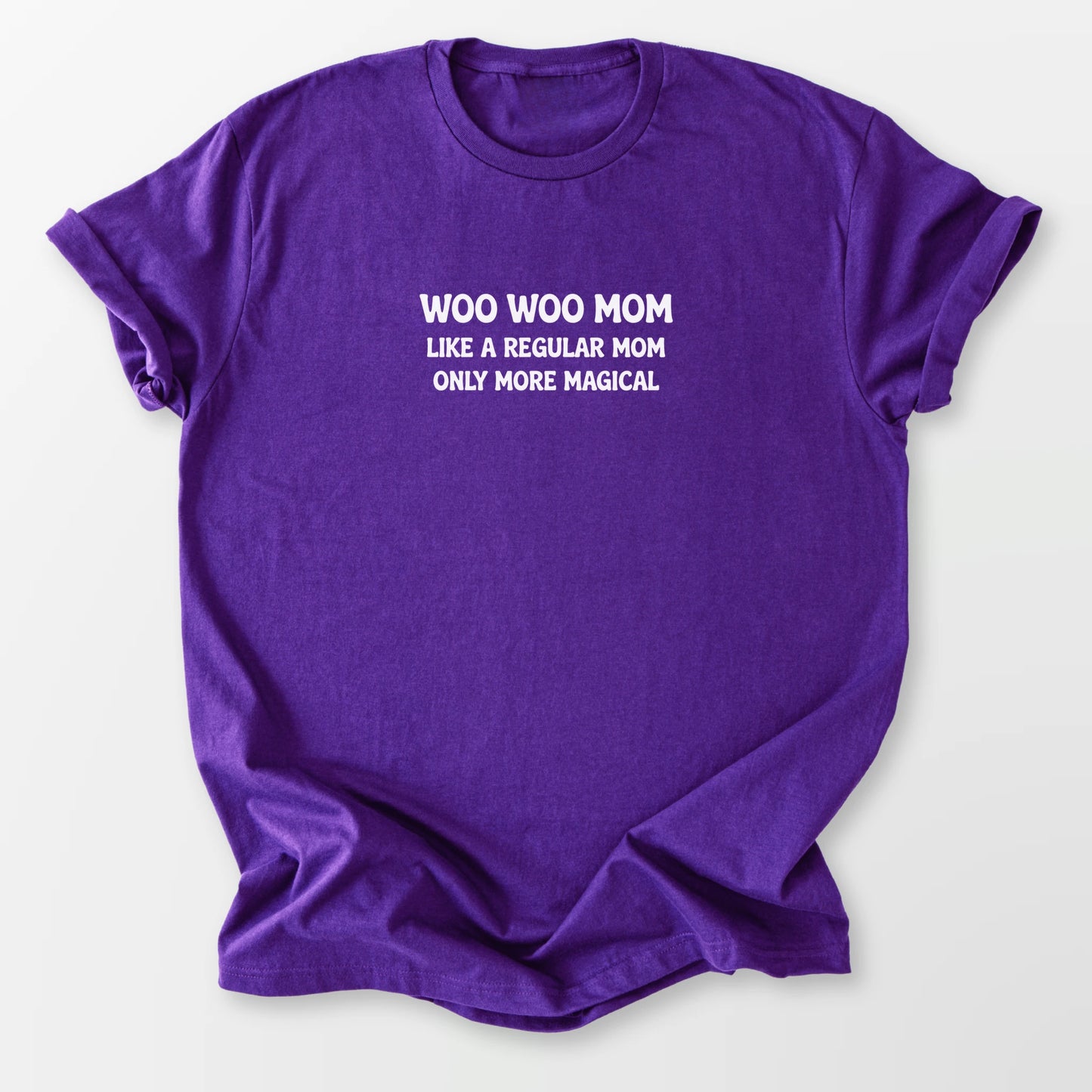 Woo Woo Mom Tee Purple T-Shirt