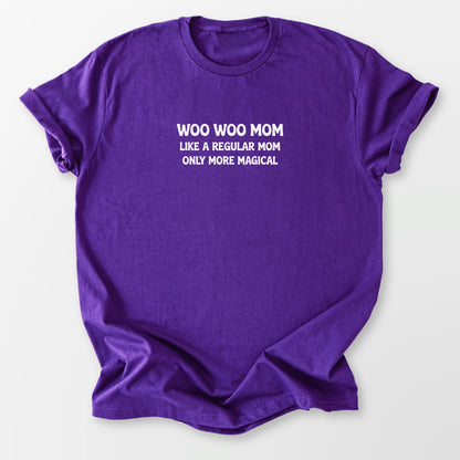 Woo Woo Mom Tee Purple T-Shirt