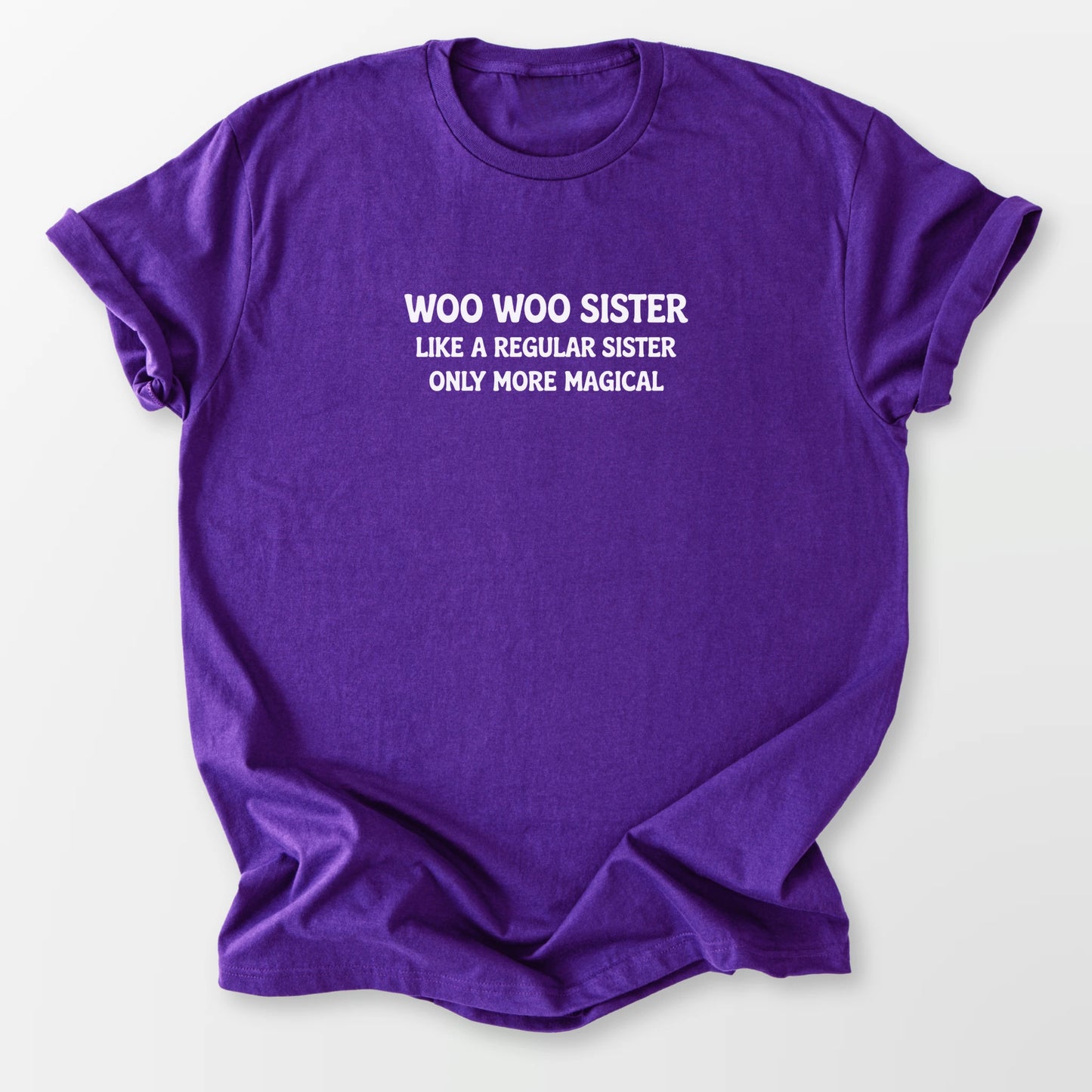 Woo Woo Sister Tee Purple T-Shirt