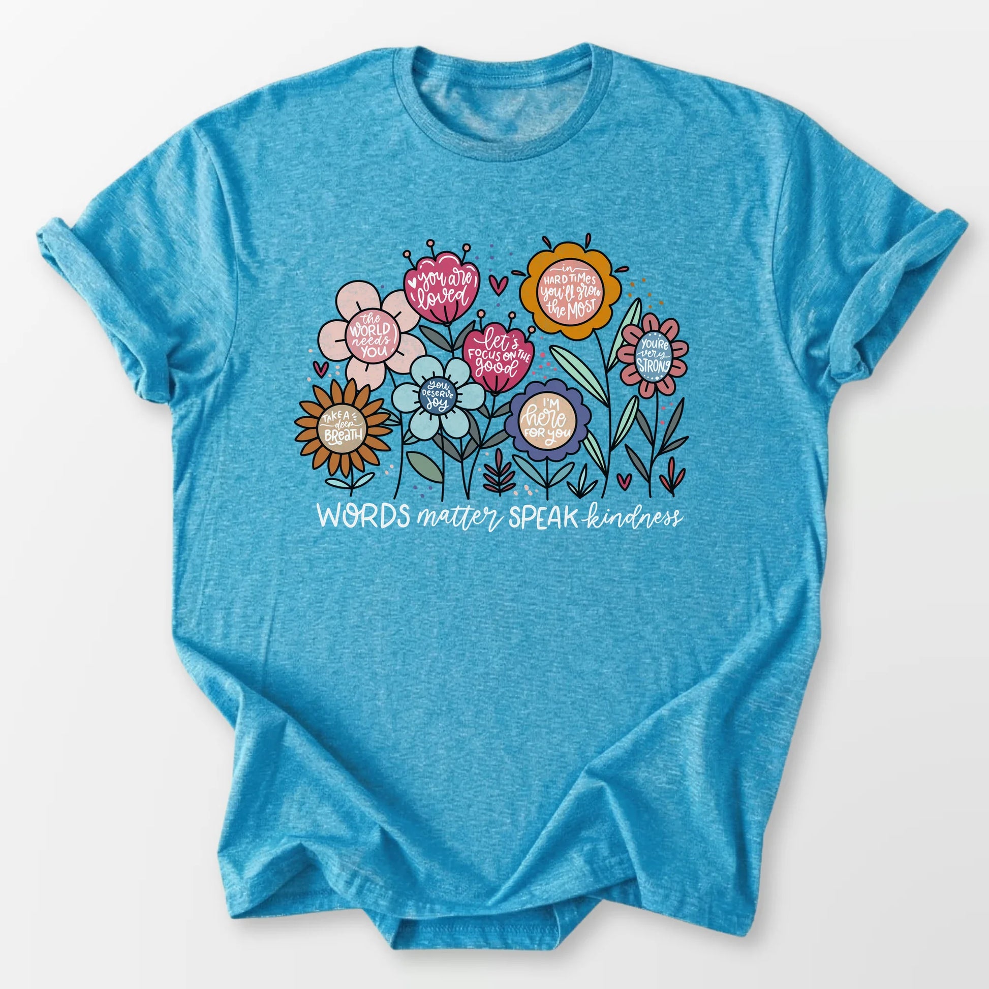 Words Matter Tee Sapphire T-Shirt