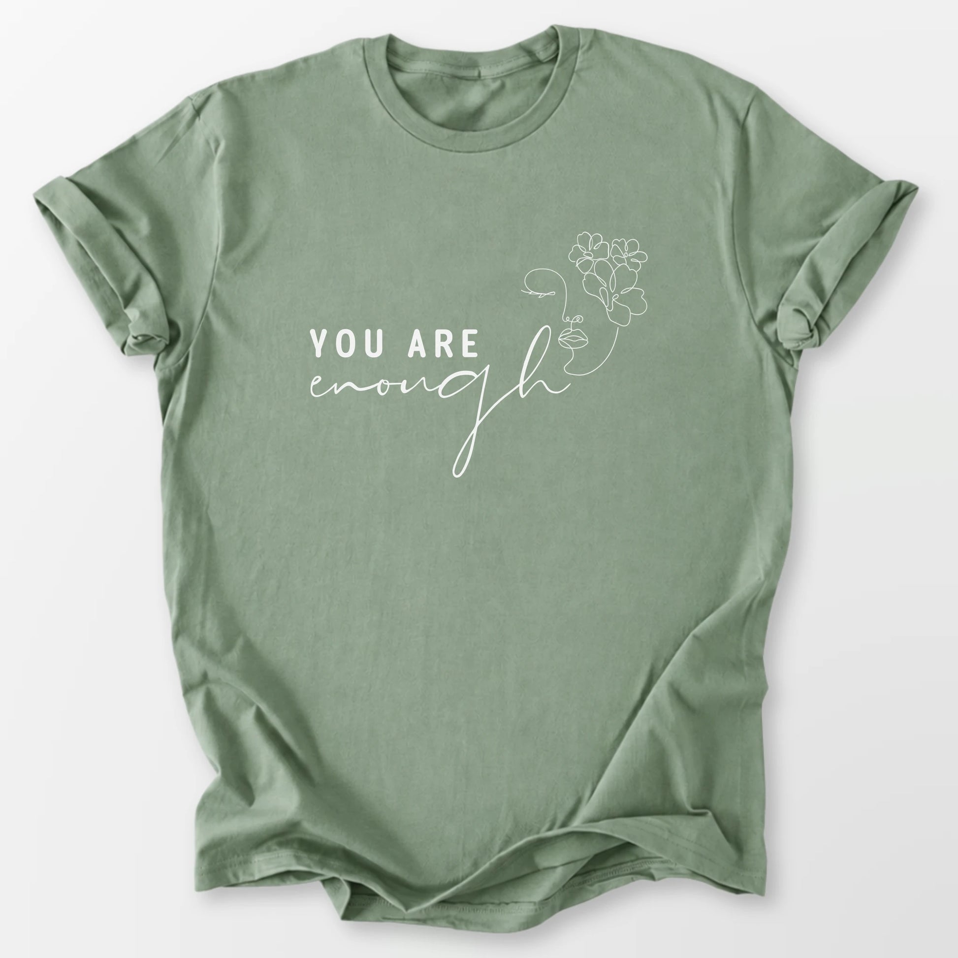 You Are Enough Tee Sage T-Shirt