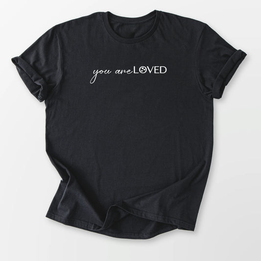 You Are Loved Tee Black T-Shirt