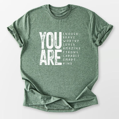 You Are So Much Tee Heather Military Green T-Shirt