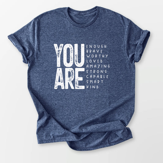 You Are So Much Tee Heather Navy T-Shirt